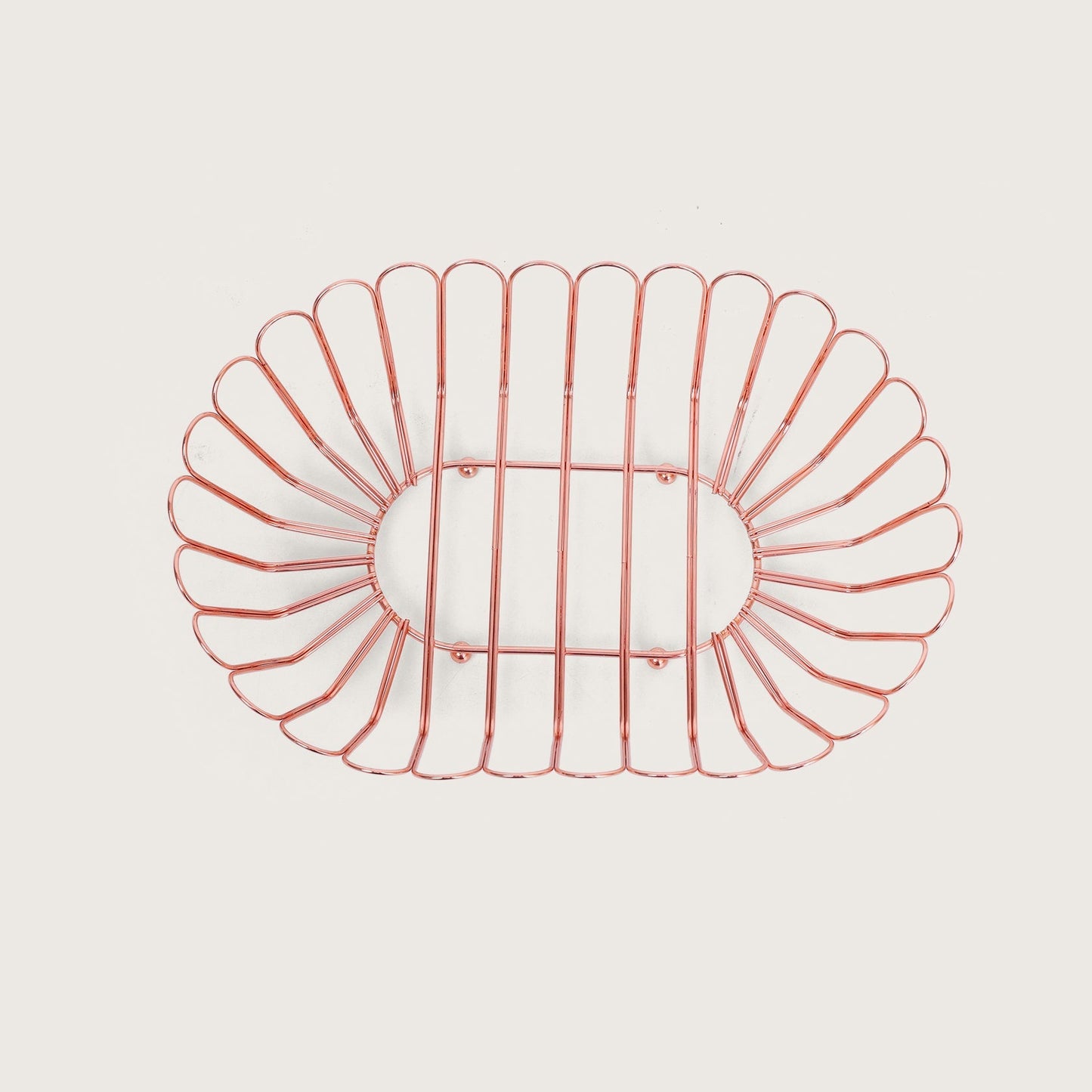 Baskora Wire Metal Basket - Copper