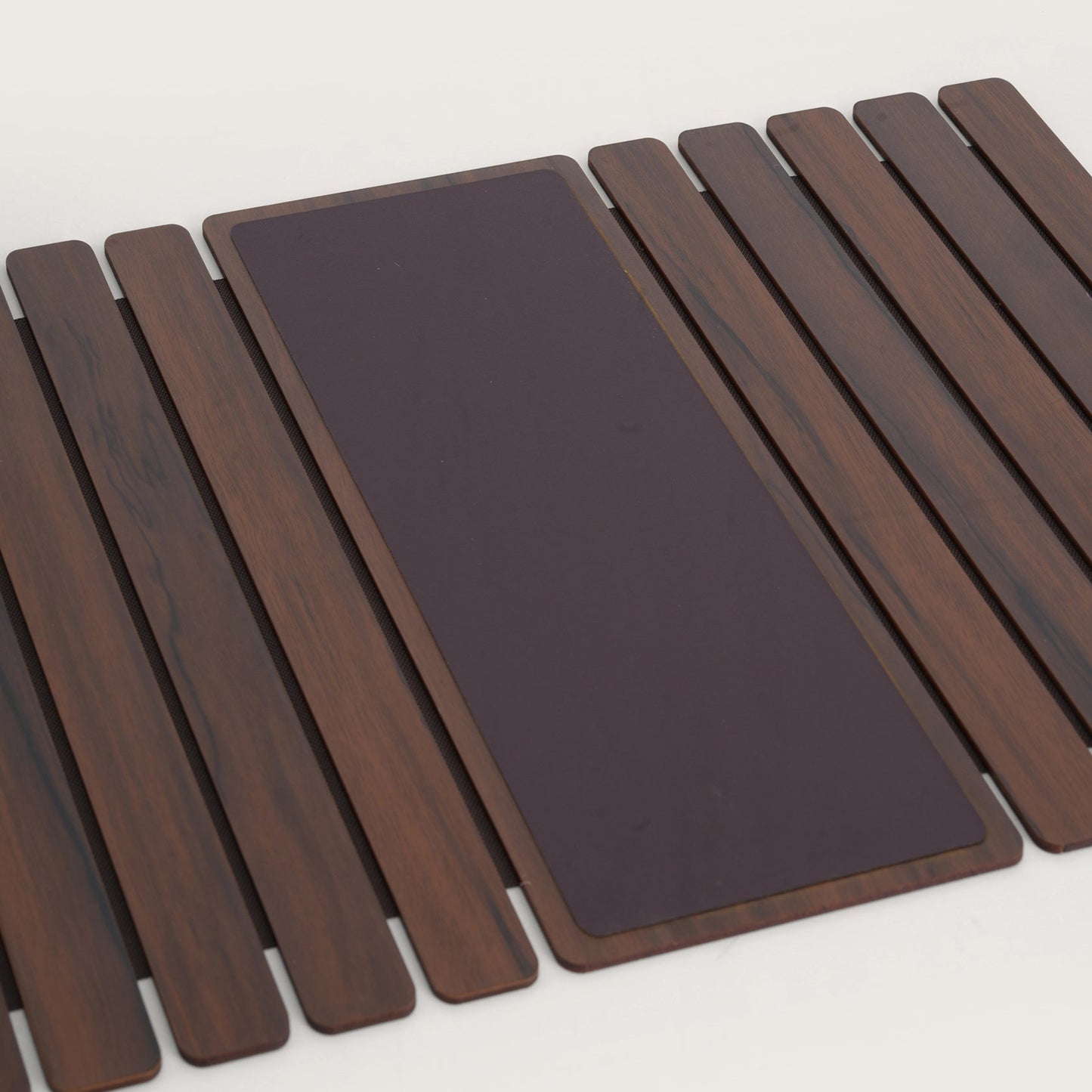 Baskora Elegant Flexible Sofa Armrest Tray Brown