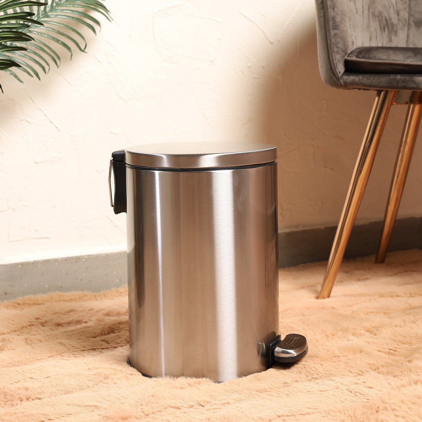 Baskora Pedal Ss Trash Can | Soft Close Dustbin