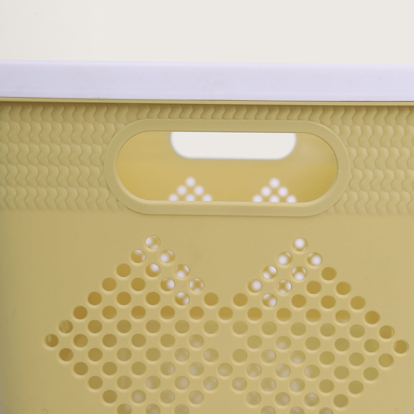 Baskora Plastic Storage Basket Set of 4 - Yellow