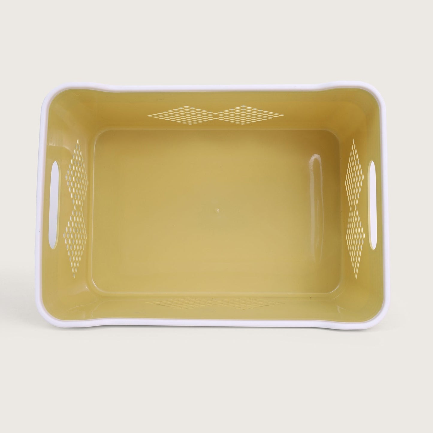 Baskora Plastic Storage Basket Set of 4 - Yellow