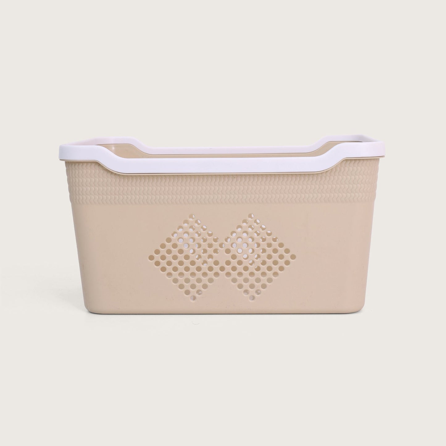 Baskora Plastic Storage Basket Set of 4 - Beige