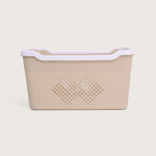 Baskora Plastic Storage Basket Set of 4 - Beige
