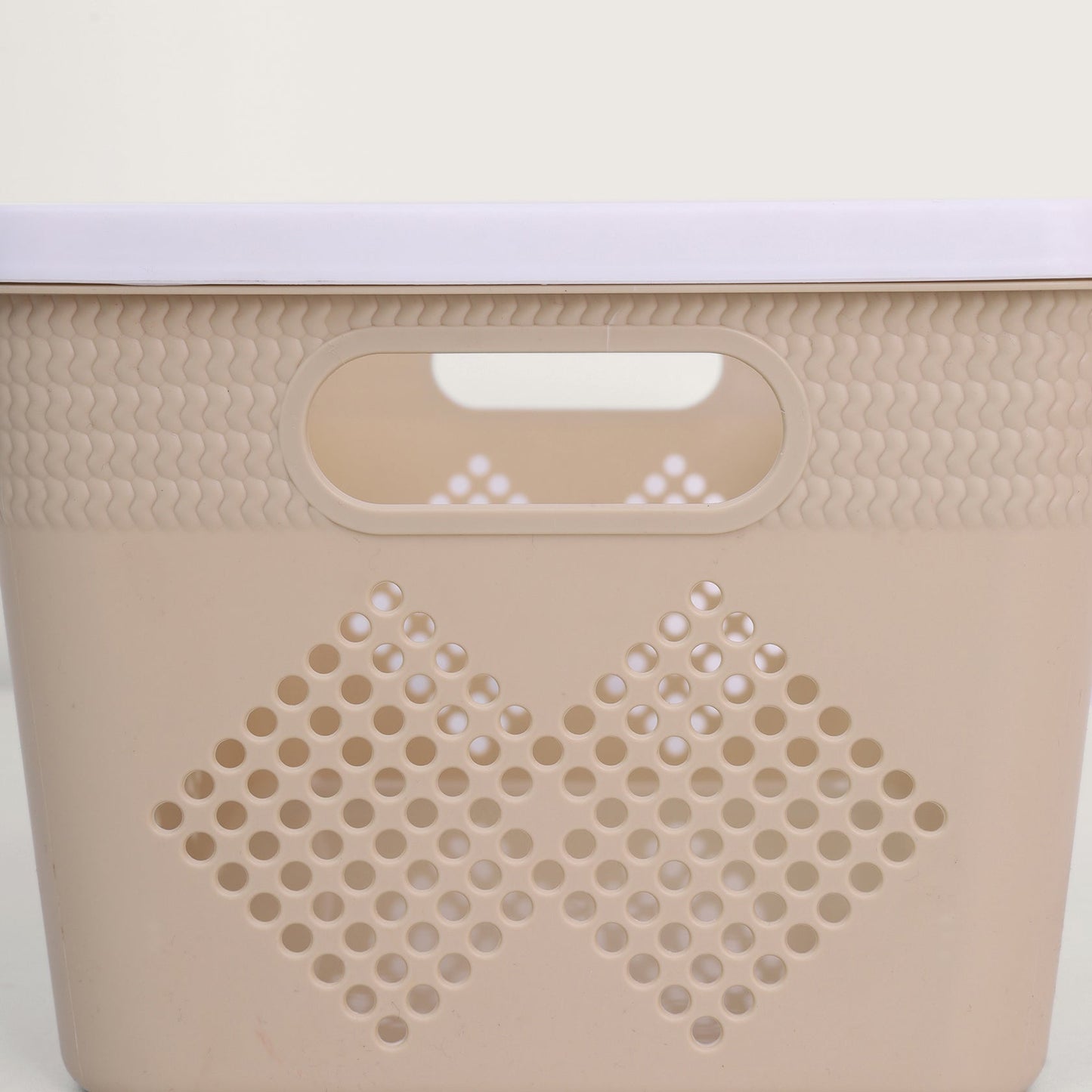 Baskora Plastic Storage Basket Set of 4 - Beige
