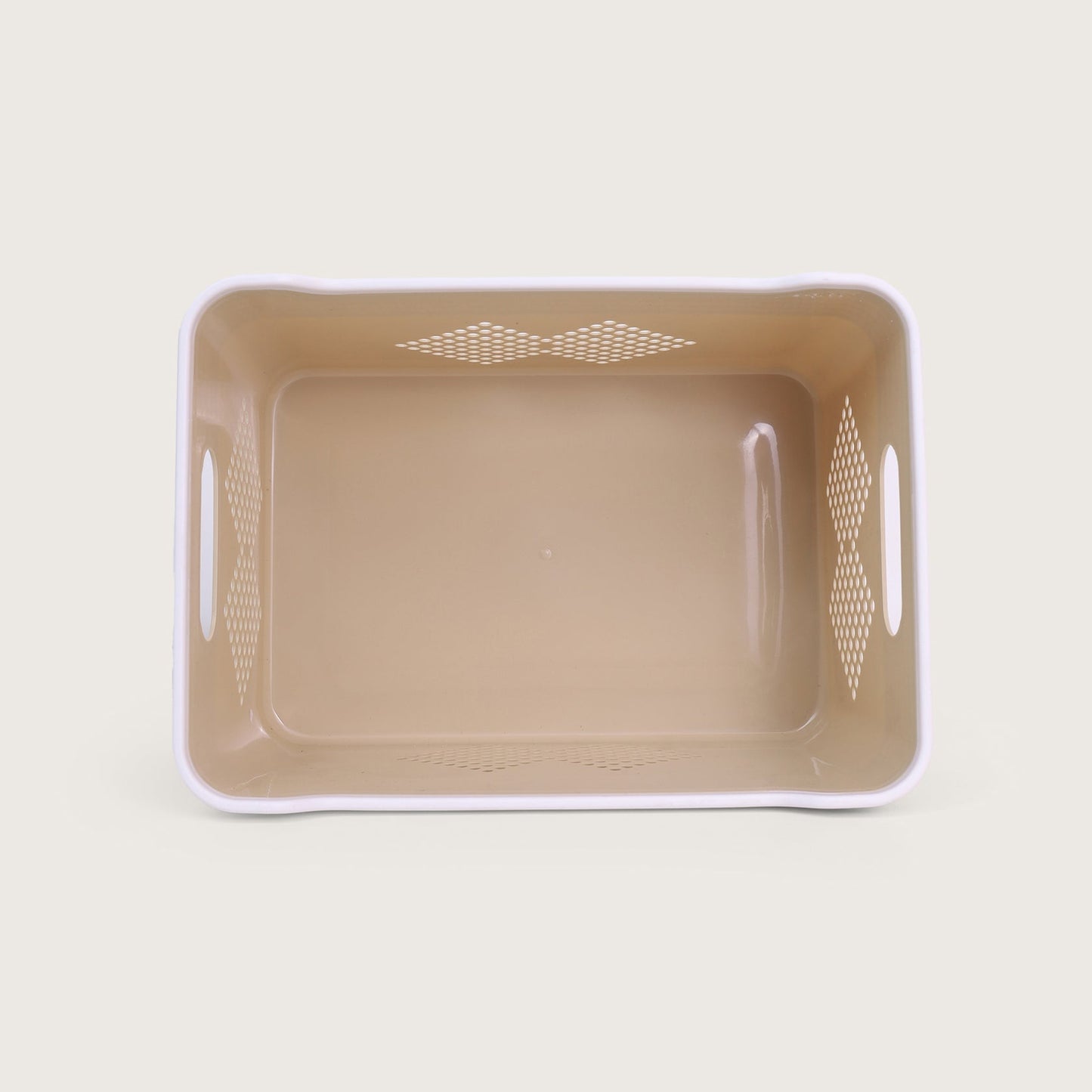 Baskora Plastic Storage Basket Set of 4 - Beige