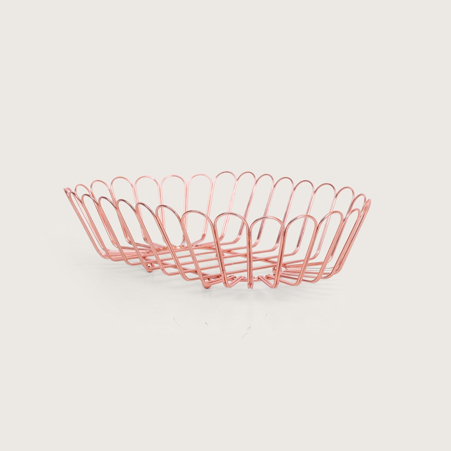 Baskora Wire Metal Basket - Copper