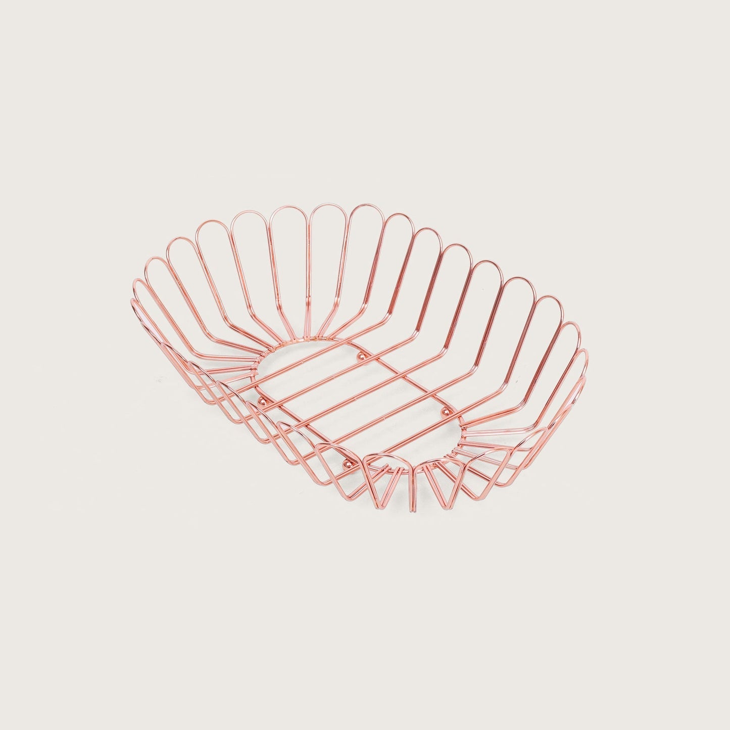 Baskora Wire Metal Basket - Copper