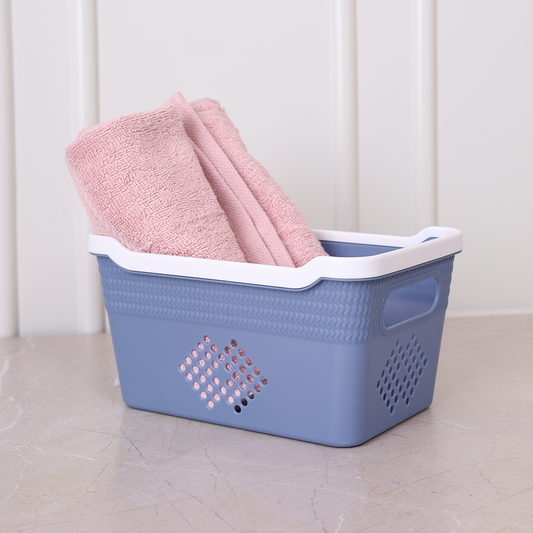 Baskora Plastic Storage Basket Set of 4 - Blue