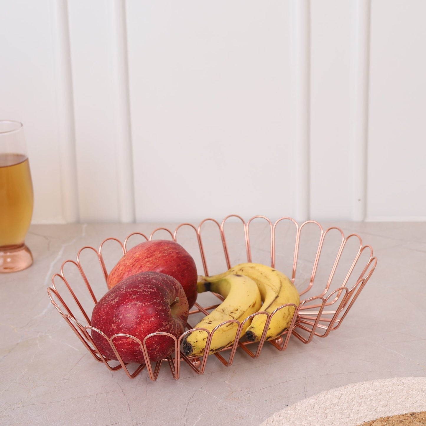 Baskora Wire Metal Basket - Copper